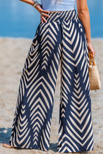 Lade das Bild in den Galerie-Viewer, Abstrakte Gesmokte Taille Strandhose
