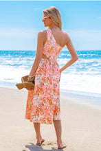Lade das Bild in den Galerie-Viewer, Abstraktes Ärmelloses Midikleid mit Cut-Out
