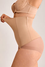 Lade das Bild in den Galerie-Viewer, Khaki High-Waist Shapewear-Slips
