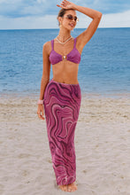 Lade das Bild in den Galerie-Viewer, Abstrakter Transparenter Strick-Strand-Sarong
