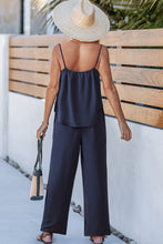 Lade das Bild in den Galerie-Viewer, Ärmelloser Elastische Taille Zweiteiler
