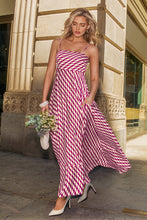 Lade das Bild in den Galerie-Viewer, Abstraktes Ärmelloses Maxi-Bandeaukleid
