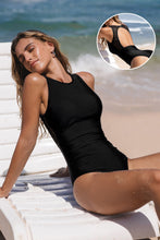 Lade das Bild in den Galerie-Viewer, Rückenfreier Mesh-Bauchweg-Badeanzug

