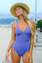 Lade das Bild in den Galerie-Viewer, Kobalt-Jacquard Badeanzug
