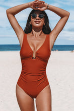 Lade das Bild in den Galerie-Viewer, Mittlerer Brusthalt Bauchweg-Badeanzug
