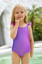 Lade das Bild in den Galerie-Viewer, Kinderbademode Rundhals Mädchen Badeanzug
