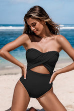 Lade das Bild in den Galerie-Viewer, Badeanzug mit abnehmbaren Trägern und Ausschnitt
