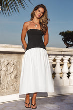 Lade das Bild in den Galerie-Viewer, Ärmelloses Midi-Bandeaukleid
