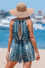 Lade das Bild in den Galerie-Viewer, Ärmelloser Tie-Dye Hoher Ausschnitt Strampler
