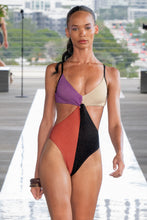 Lade das Bild in den Galerie-Viewer, Diamantausschnitt Verstellbare Träger Monokini-Badeanzug
