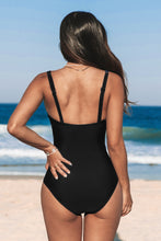 Lade das Bild in den Galerie-Viewer, Schwarzer Sweetheart Bauchkontrolle-Badeanzug
