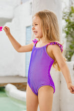 Lade das Bild in den Galerie-Viewer, Kinderbademode Rundhals Mädchen Badeanzug
