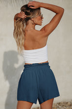 Lade das Bild in den Galerie-Viewer, Aqua Baumwoll-Strandshorts
