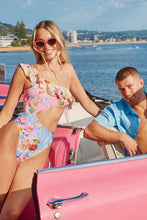 Lade das Bild in den Galerie-Viewer, One-Shoulder-Monokini-Badeanzug mit Rüschenbesatz
