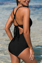 Lade das Bild in den Galerie-Viewer, Mesh-Badeanzug mit V-Draht
