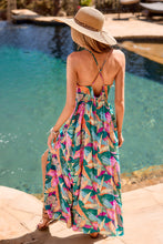 Lade das Bild in den Galerie-Viewer, Abstraktes Ärmelloses Tiefer Ausschnitt Minikleid
