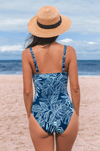 Lade das Bild in den Galerie-Viewer, Magic-Bauchweg-Badeanzug mit Palmenprint
