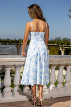Lade das Bild in den Galerie-Viewer, Ärmelloses Gewebtes Midikleid mit gesmoktem Rücken
