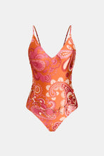 Lade das Bild in den Galerie-Viewer, Retro Diamantausschnitt Verstellbare Träger Badeanzug
