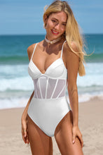 Lade das Bild in den Galerie-Viewer, Bügel-Badeanzug mit hohem Beinschnitt
