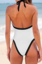 Lade das Bild in den Galerie-Viewer, Mittlerer Halt Neckholder-Badeanzug
