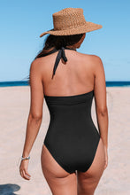 Lade das Bild in den Galerie-Viewer, Power Mesh Bauchkontrolle Neckholder-Badeanzug
