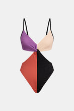 Lade das Bild in den Galerie-Viewer, Diamantausschnitt Verstellbare Träger Monokini-Badeanzug
