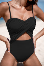 Lade das Bild in den Galerie-Viewer, Badeanzug mit abnehmbaren Trägern und Ausschnitt
