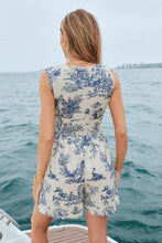 Lade das Bild in den Galerie-Viewer, Ärmelloser Strampler mit weitem Bein
