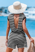 Lade das Bild in den Galerie-Viewer, Ärmelloser Strick-Strampler mit Tunnelzug
