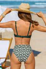 Lade das Bild in den Galerie-Viewer, Abstraktes Gepunktes High-Waist Bikini-Set

