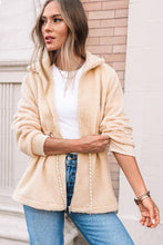 Lade das Bild in den Galerie-Viewer, Apricot Stehkragen Jacke
