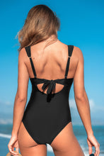 Lade das Bild in den Galerie-Viewer, Schwarzer Sweetheart-Bügel-Badeanzug
