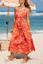 Lade das Bild in den Galerie-Viewer, Abstraktes Maxikleid mit Cut-Outs
