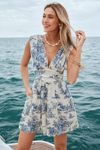 Lade das Bild in den Galerie-Viewer, Ärmelloser Strampler mit weitem Bein
