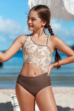 Lade das Bild in den Galerie-Viewer, Kinderbademode Floraler Mädchen-Badeanzug
