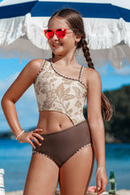 Lade das Bild in den Galerie-Viewer, Kinderbademode Floraler Mädchen-Badeanzug
