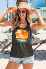 Lade das Bild in den Galerie-Viewer, ?rmelloses Tank-Top mit Grafikprint
