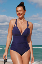 Lade das Bild in den Galerie-Viewer, DD+ Gro?e Cups überkreuzte Tr?ger Badeanzug
