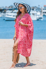 Lade das Bild in den Galerie-Viewer, Abstrakter Strand-Kimono mit Dolman-Ärmeln
