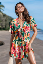 Lade das Bild in den Galerie-Viewer, Abstraktes Mini-Strandkleid
