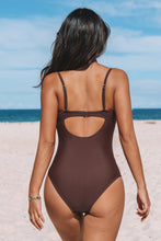 Lade das Bild in den Galerie-Viewer, Mittlerer Brusthalt Verstellbare Träger Bauchweg-Badeanzug
