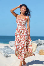 Lade das Bild in den Galerie-Viewer, Ärmelloses Gewebtes Midikleid
