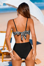 Lade das Bild in den Galerie-Viewer, Paisley-Badeanzug mit Rückenbindung
