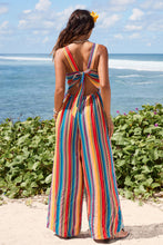Lade das Bild in den Galerie-Viewer, Ärmelloser gestreifter Jumpsuit

