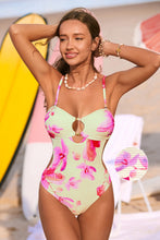 Lade das Bild in den Galerie-Viewer, Monokini-Badeanzug mit Blumenprint
