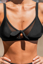 Lade das Bild in den Galerie-Viewer, High-Waist Bikini-Set in Schwarz
