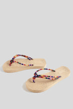 Lade das Bild in den Galerie-Viewer, Regenbogen-Sandalen mit Knotendetails
