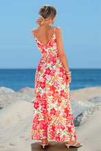 Lade das Bild in den Galerie-Viewer, Ärmelloses Maxi-Wickelkleid mit Taillengürtel
