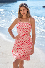 Lade das Bild in den Galerie-Viewer, Abstraktes Ärmelloses Cut-out Minikleid
